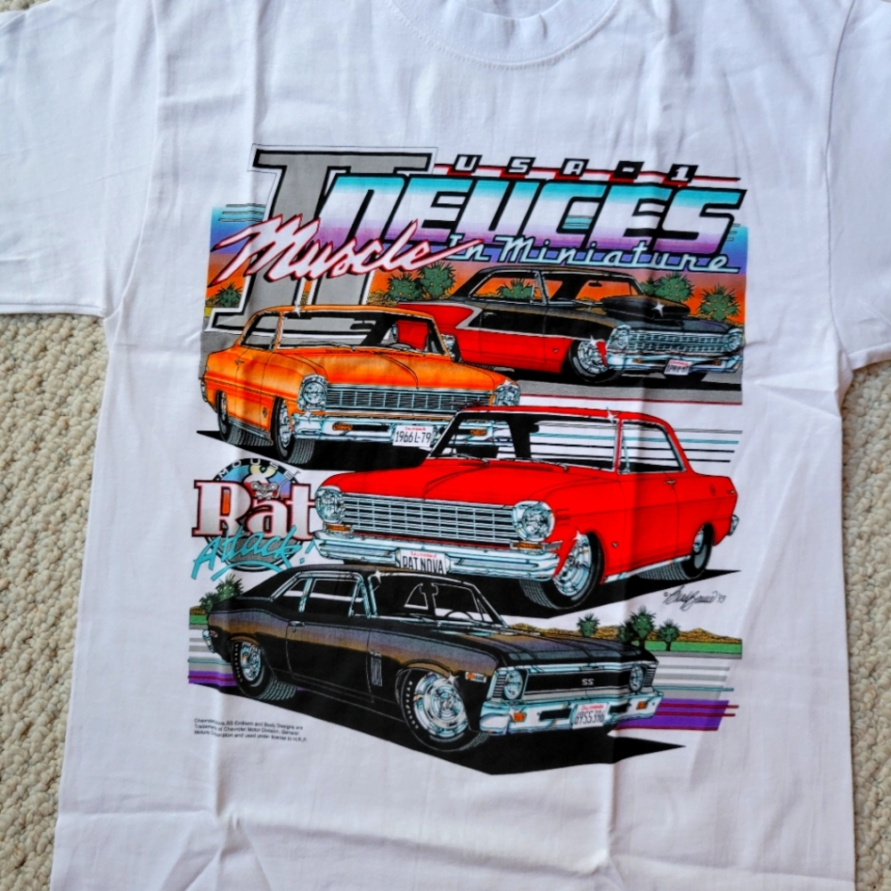 GM licensed Chevy Nova T-shirt.